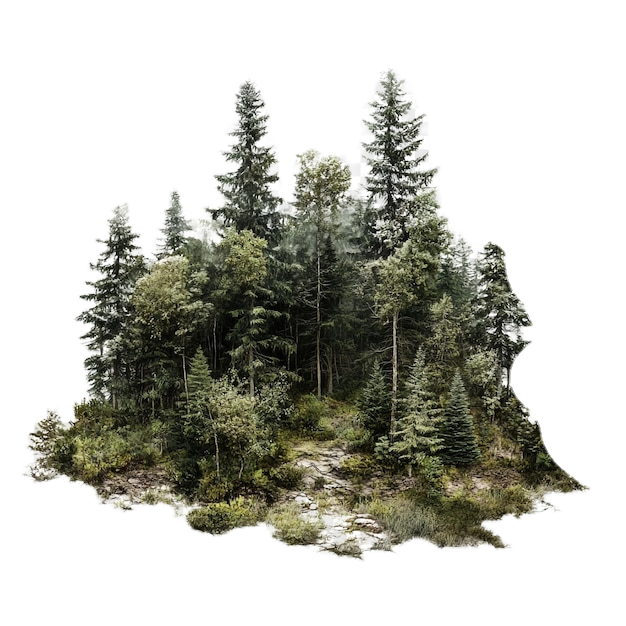 Лес